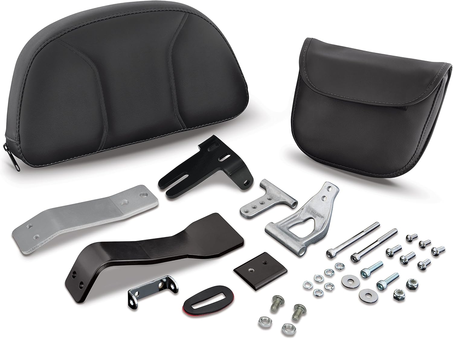 Show Chrome Accessories 41-168A Removable Smart Mount Backrest (Can Am Spyder RT), Black