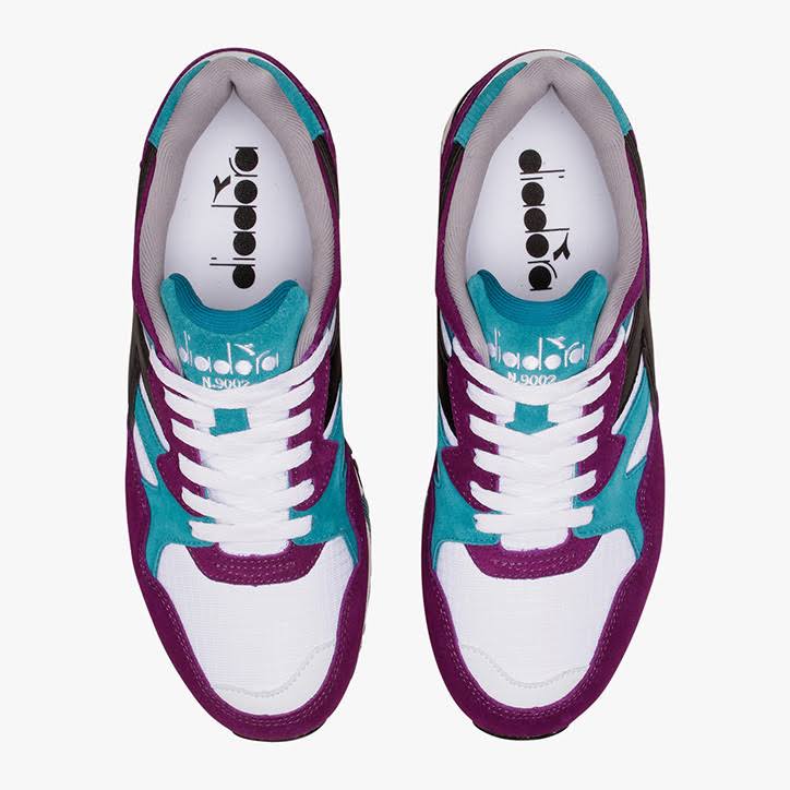 Diadora N9002 501-173073-01-C8853, Mens, Whisper White/Purple
