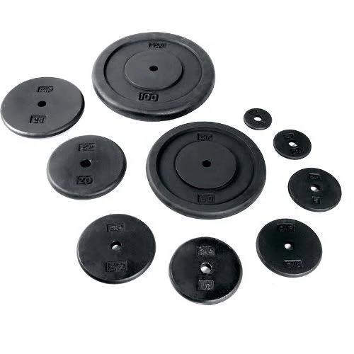 Cap Barbell Standard Free Weight Plate, 1-Inch, 50-Pound, Black