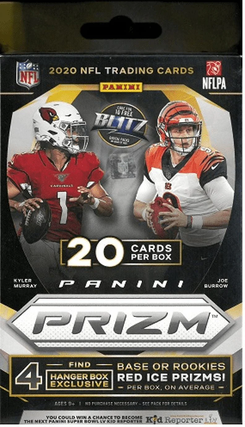 2020 Panini Prizm NFL Football Trading Cards Hanger Box