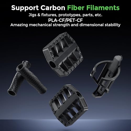 Creality K1C 3D Printer, 2024 New Version 3D Printers with 600mm/s Fast Printing Speed, Support Carbon Fiber Filament 300℃ High-Temp Print