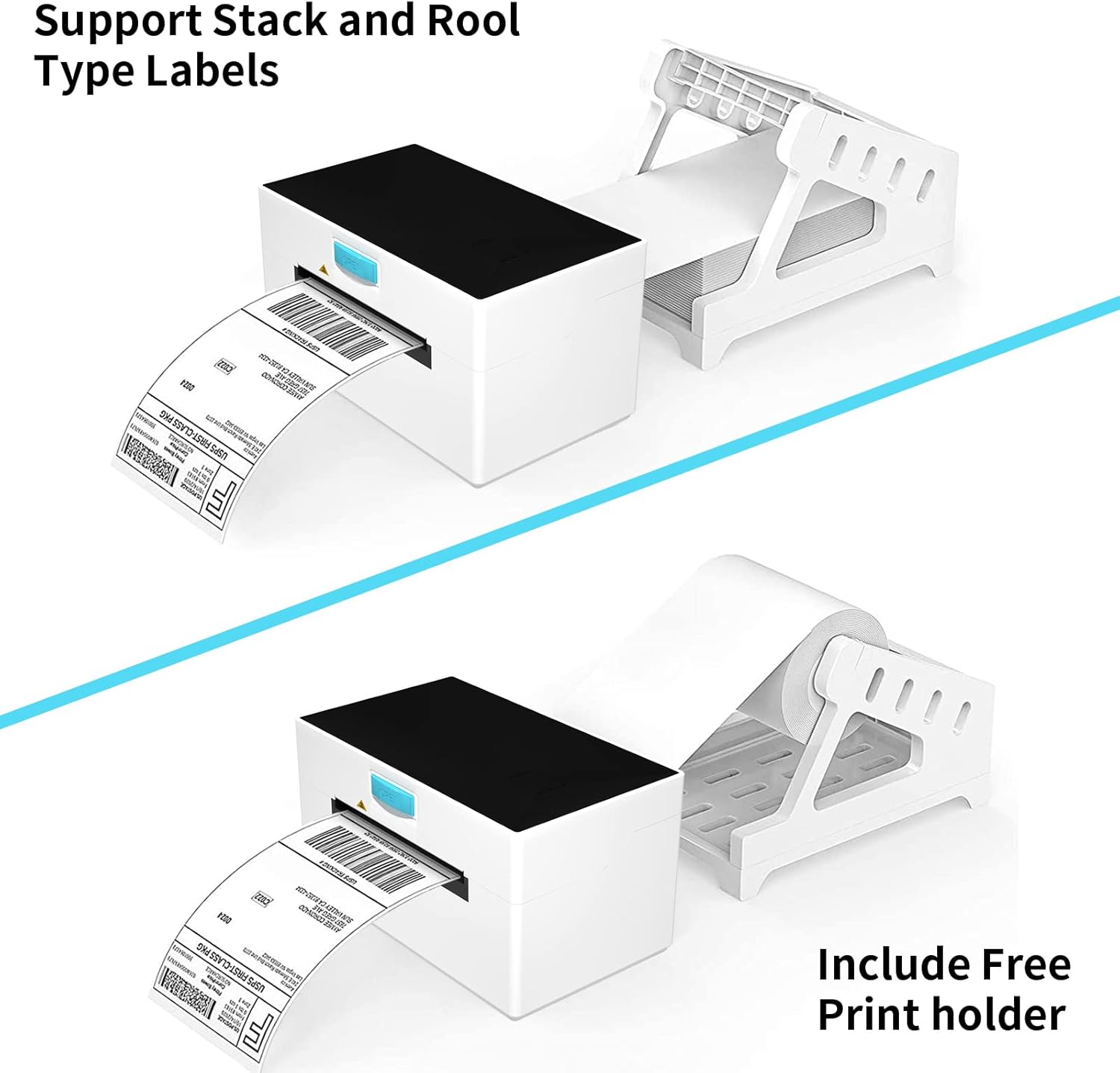 GearKing Thermal Label Printer,USB High Speed Shipping Label Printer for Shipping Packages,4x6 Desktop Label Printer for Small Business