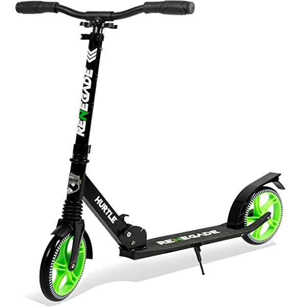 Hurtle Scooter &ndash; Scooter for Teenager &ndash; Kick Scooter &ndash; 2 Wheel Scooter with Adjustable T-Bar Handlebar &ndash