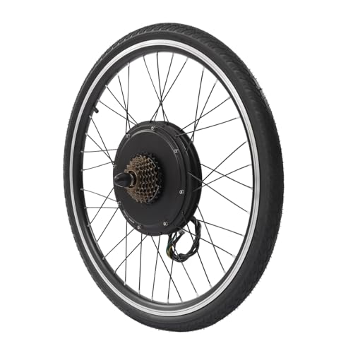 26" Rear Wheel Kits,48V 1000W Electric Bike Conversion Kit with Pedal Assistant Sensor,264.55Lbs Brushless Gearless Engine Kit