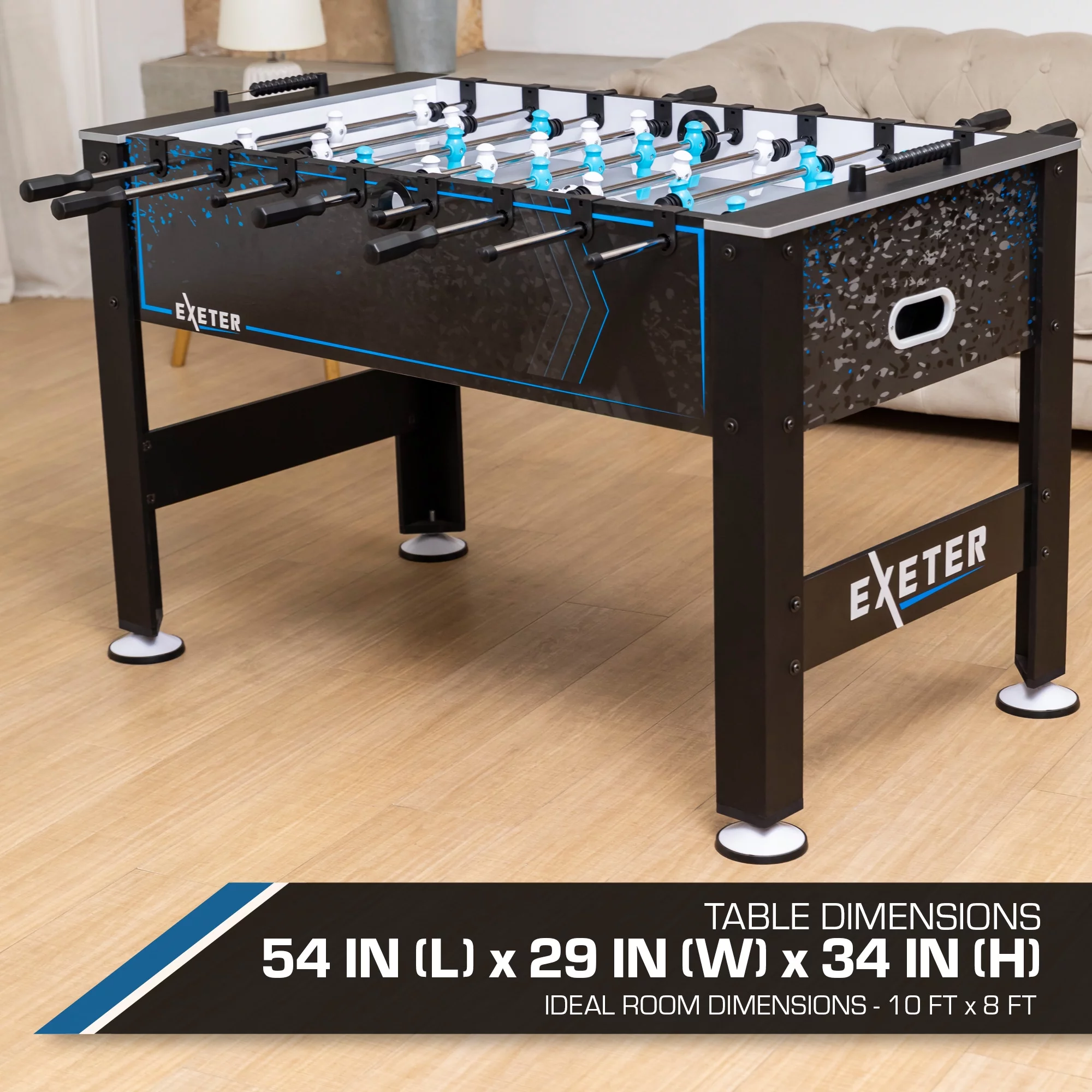 EastPoint Sports Exeter Foosball Table, 54" Official Size Table