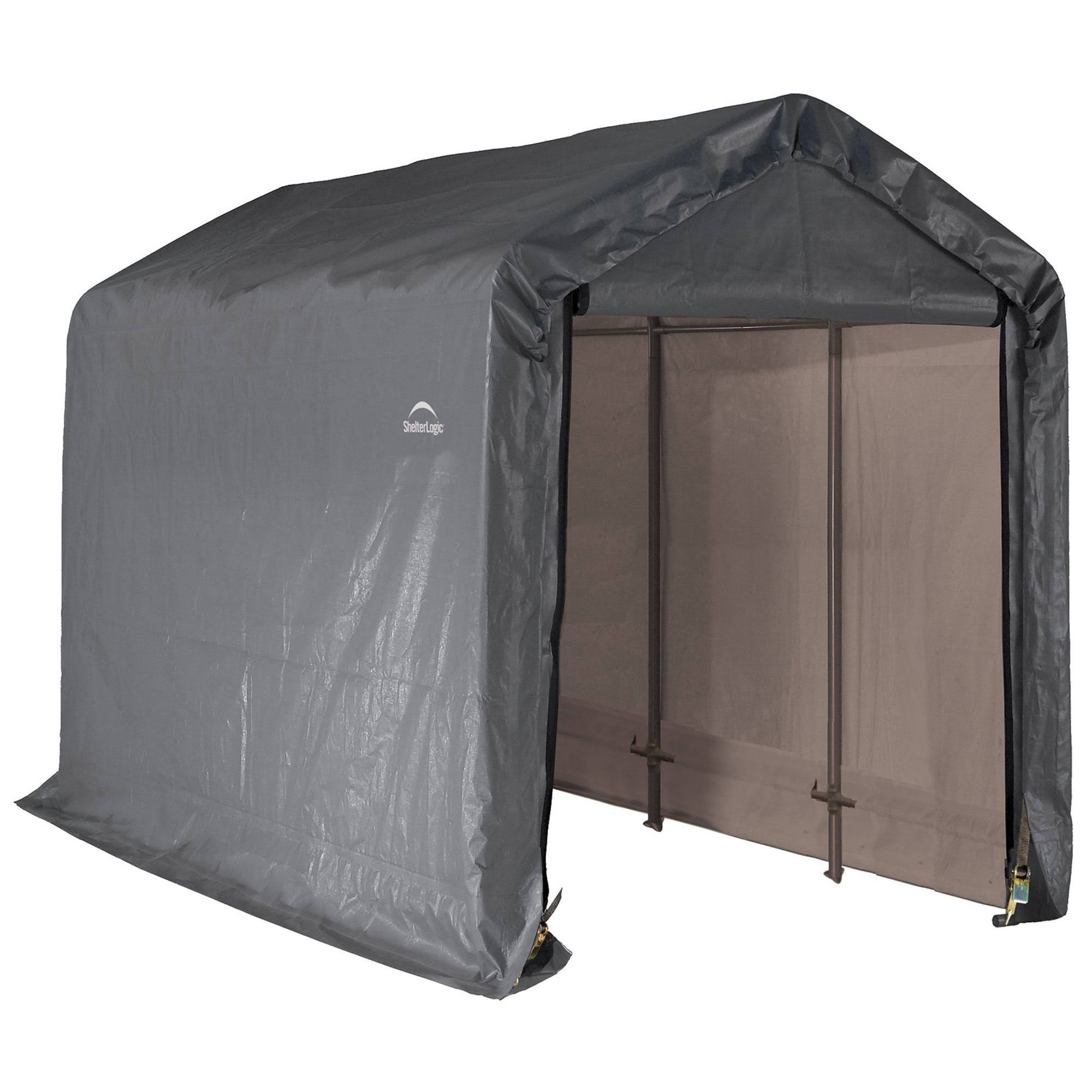 Shelter Logic Shed-in-a-Box Canopy Storage Shed - 6&acute; x 6&acute;