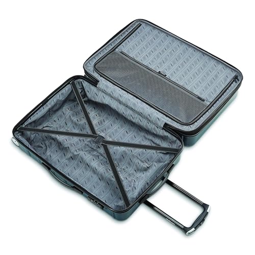 Samsonite Omni 2 Hardside Expandable Luggage with Spinner Wheels, 2-Piece Set (19/24), Lagoon Blue