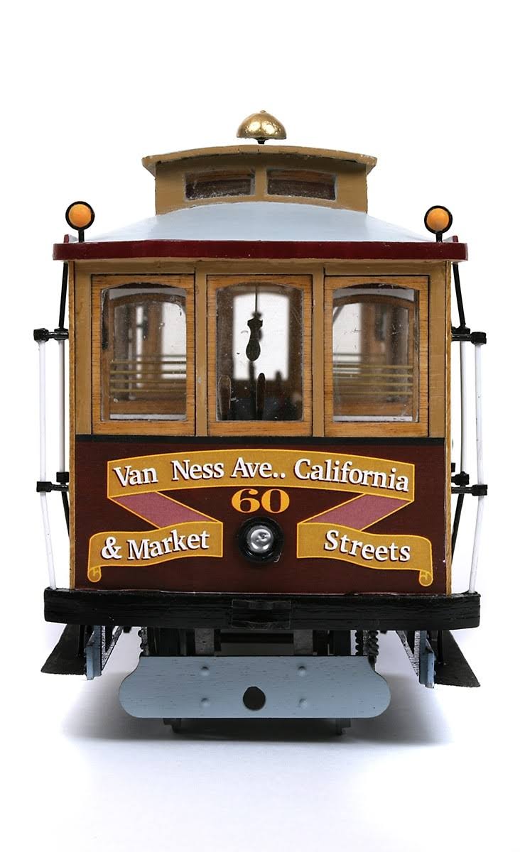 Occre San Francisco No.60 Cable Car (Street Car) Wooden Model Kit