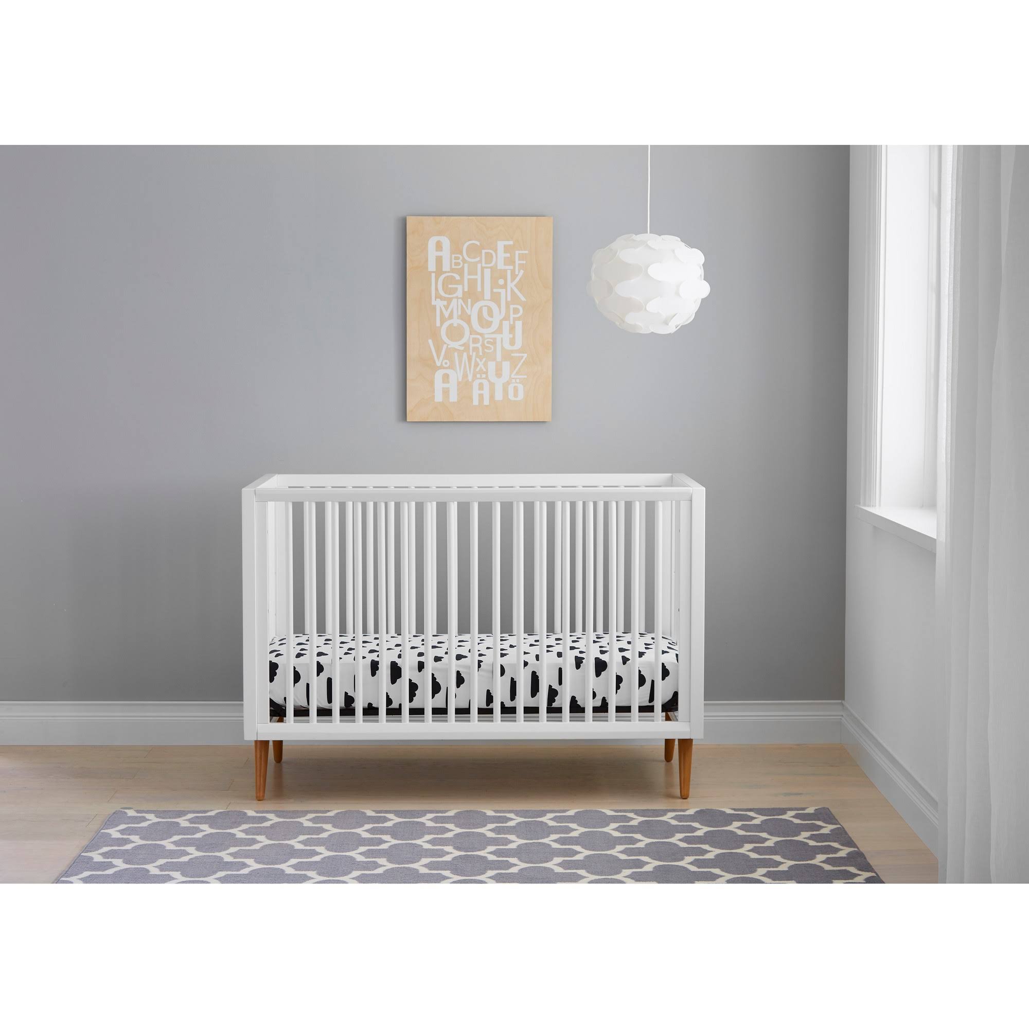 Kolcraft Roscoe 3-in-1 Convertible Crib - White