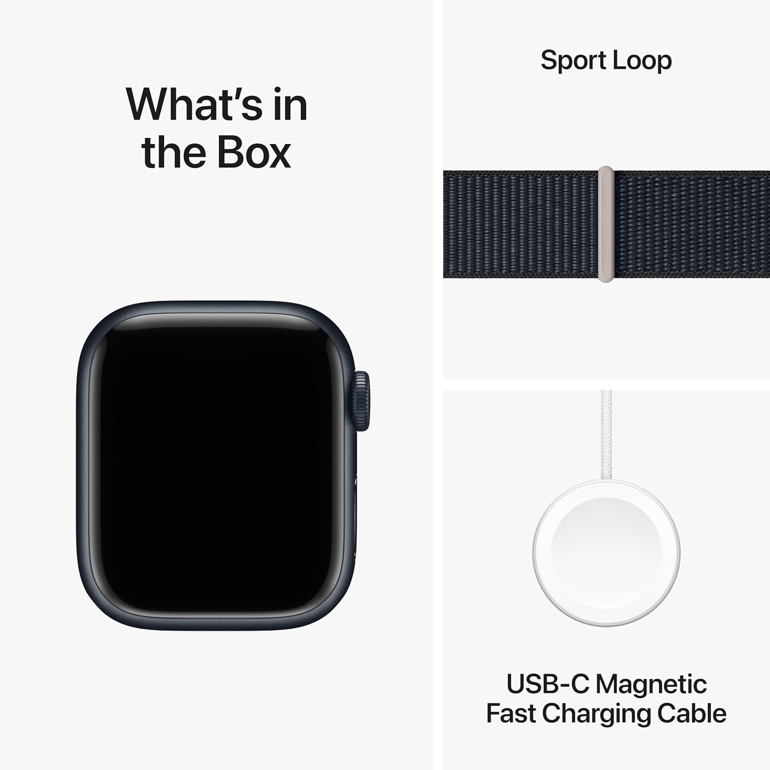 Apple Watch Series 9 [GPS + Cellular 41mm] Smartwatch with Midnight Aluminum Case with Midnight Sport Loop. Fitness Tracker, Blood Oxygen & ECG Apps