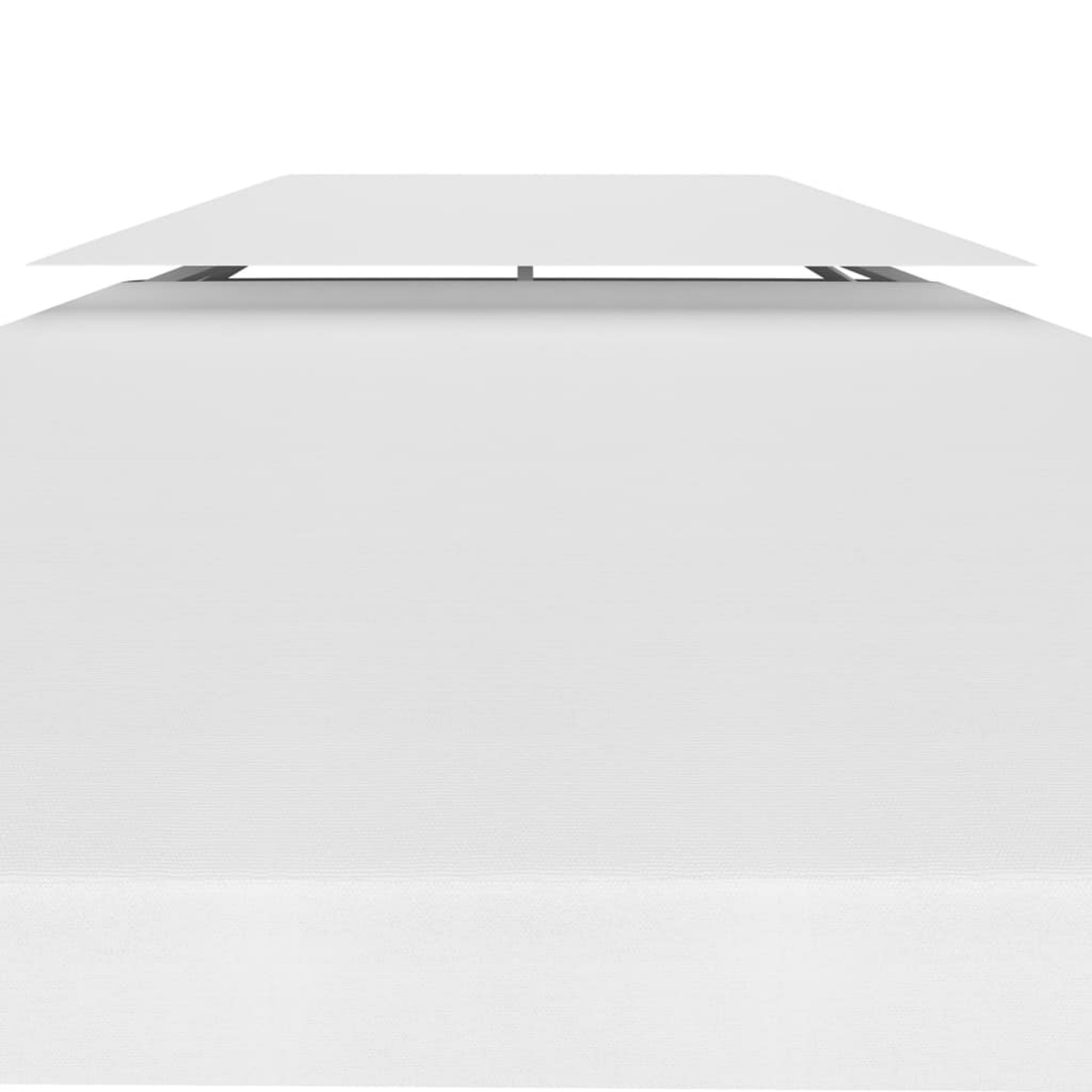 ikayaa 2-Tier Gazebo Cover 310 g/m² 13.1'x9.8' White