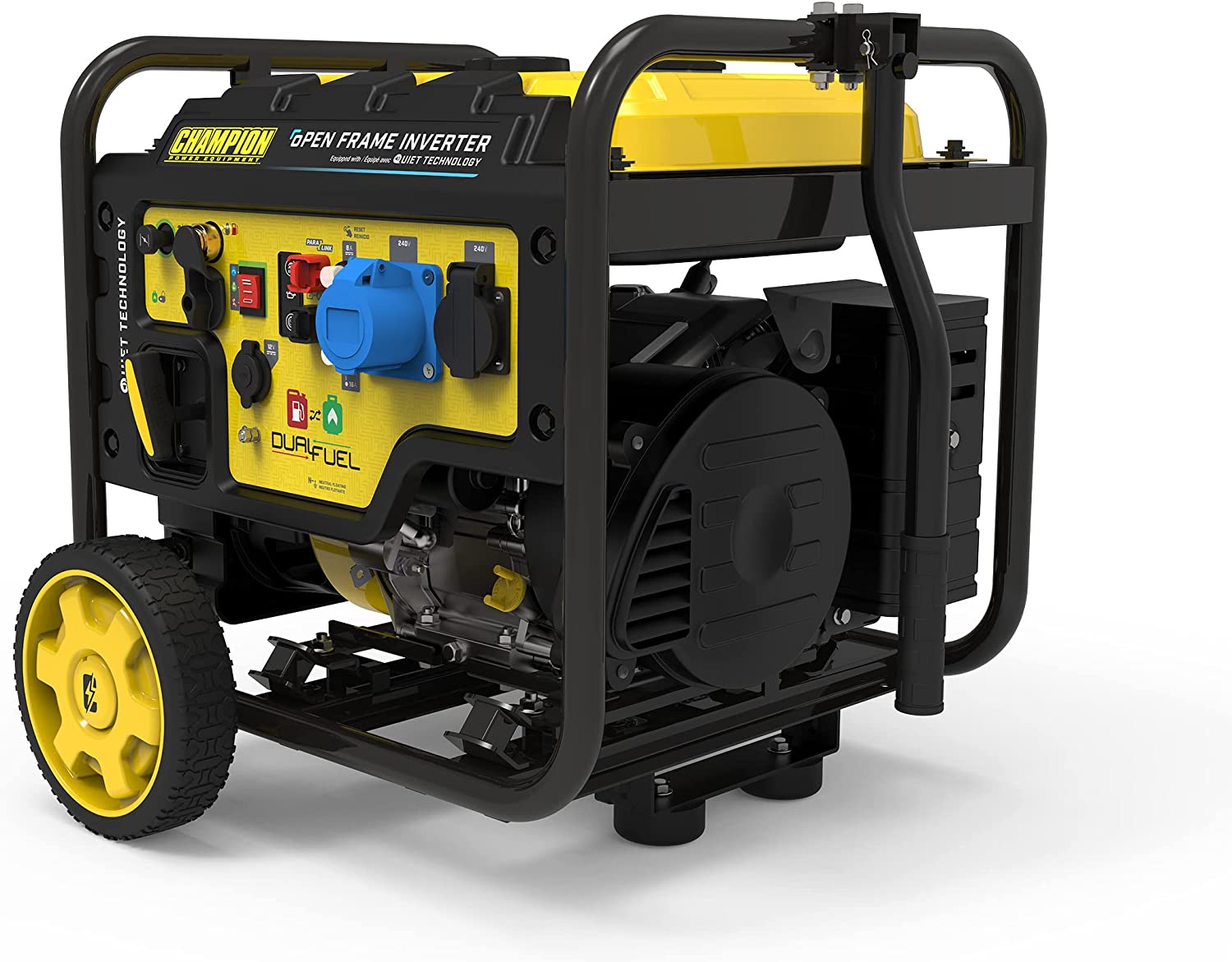 Champion Power Equipment 3600 Watt Dual Fuel Digital Hybrid Inverter &ndash; 224cc Engine, 18 hour run time, Ultra-Quiet & Light