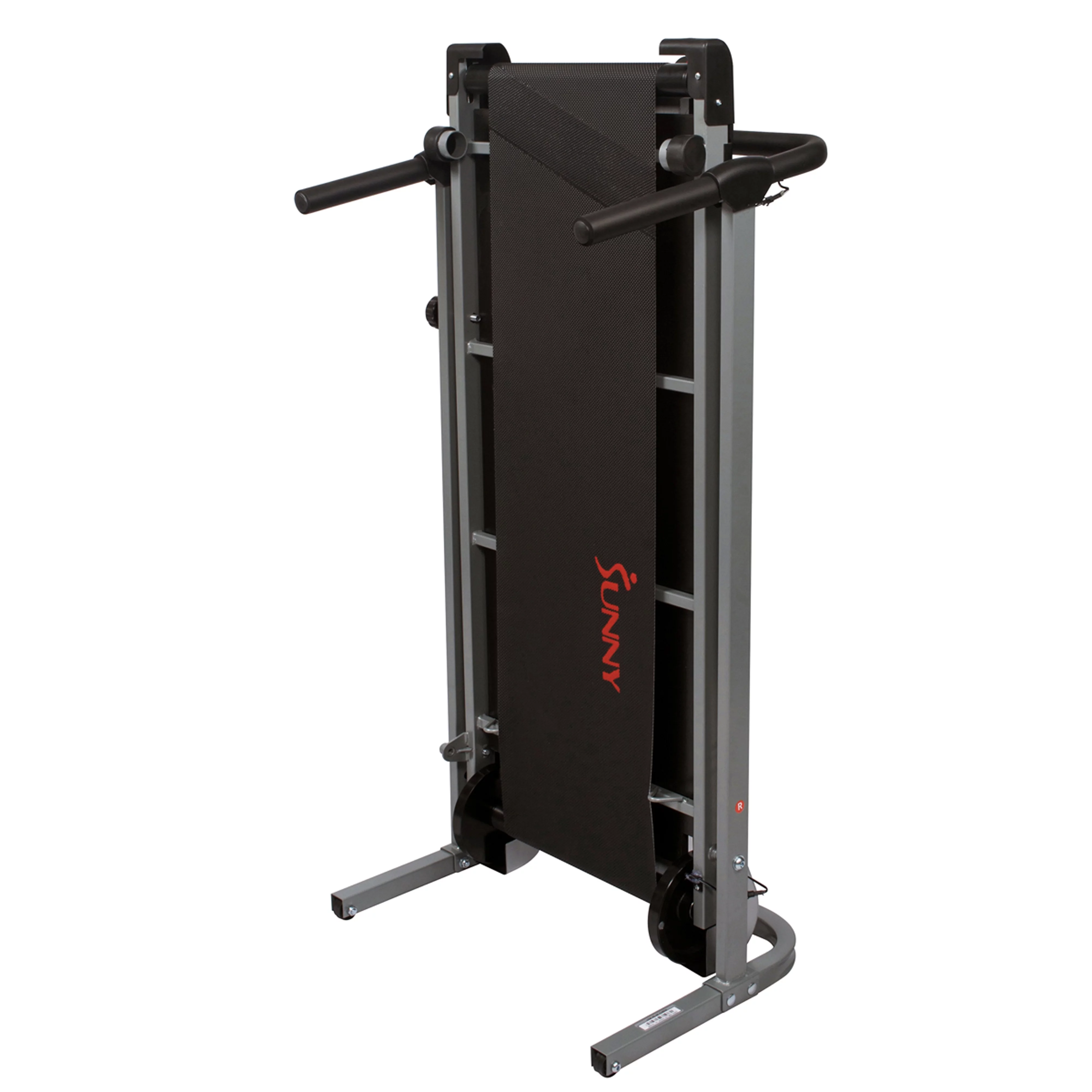 Sunny Health & Fitness Manual Treadmill - Compact Foldable Exercise Machine for Running and Cardio Training, SF-T1407M