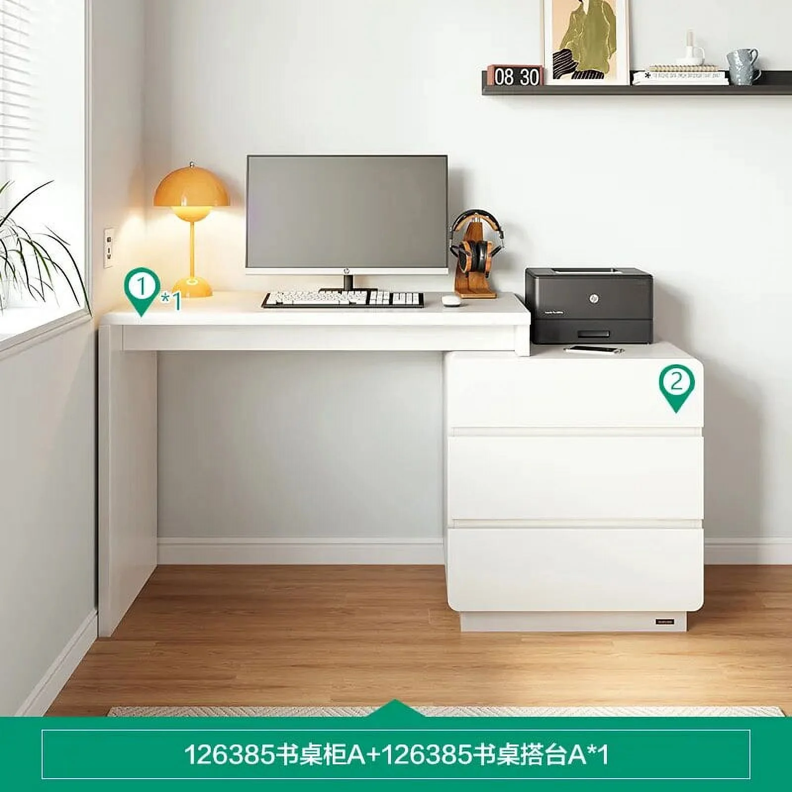 Adjustable Study Office Desks Foldable Foldable Simplicity Storage Office Desks Workbench Laptop Escritorio Furniture QF50OD