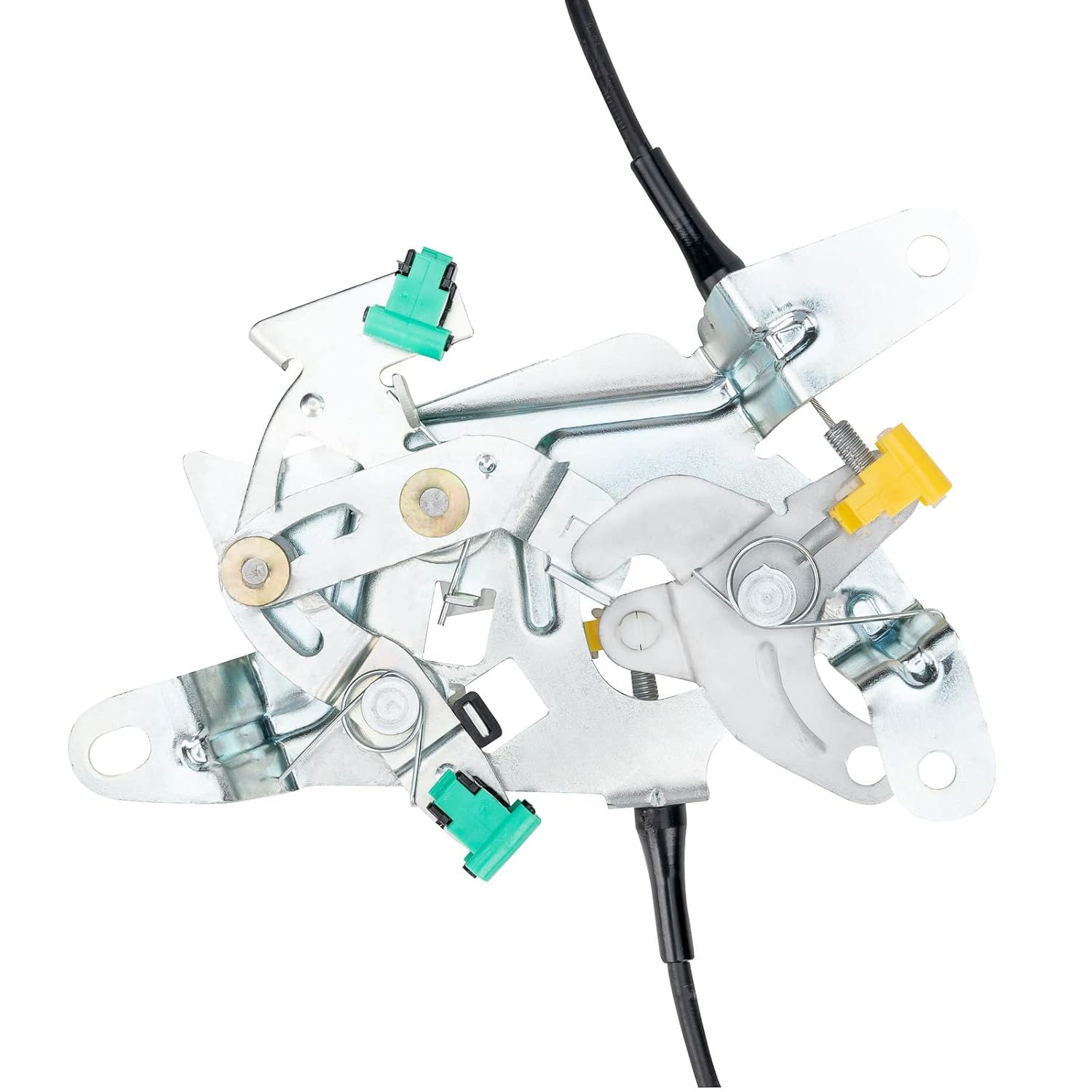 6C3Z-28264A01-A Rear Door Lock Latch Cable Actuator Assembly Set Left Driver Side Upper and Lower for Ford F250 F350 F450 F550 Super Duty Extended