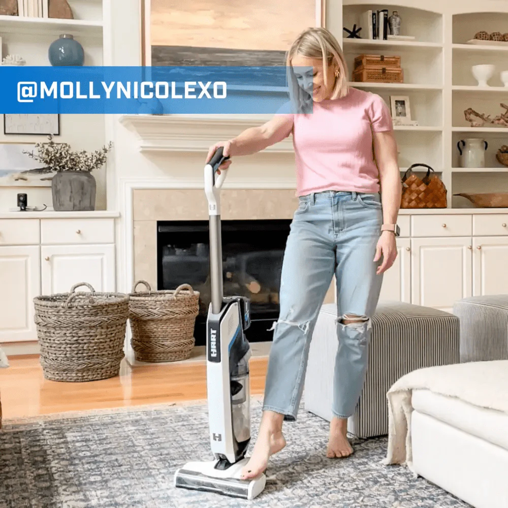 HART 20-Volt High Capacity Cordless Stick Vacuum Kit (1) 20-Volt 4.0AH Lithium-Ion Battery