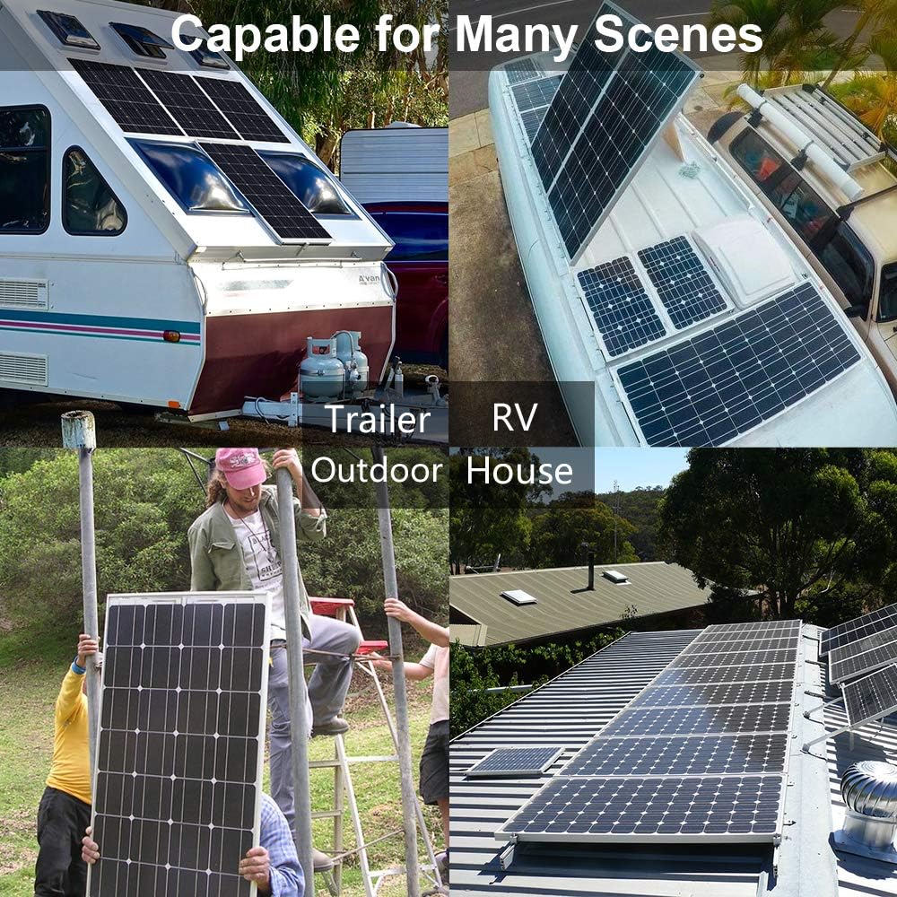 ECO-WORTHY 1200W Solar Wind Complete KIT: 1pc 400W Wind Turbine + 8pcs 100W Mono Solar Panel + 2pcs 100AH Battery + 1500W Inverter + 1pc Combiner Box