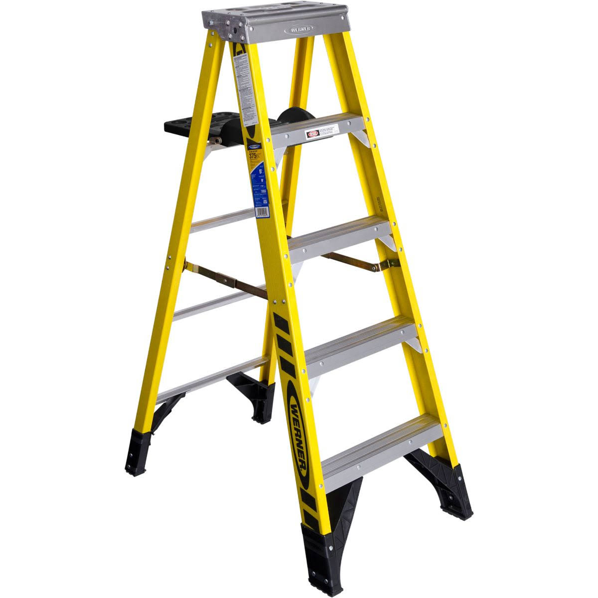 Werner 7305S 5 ft. Type IAA Fiberglass Step Ladder with Shelf