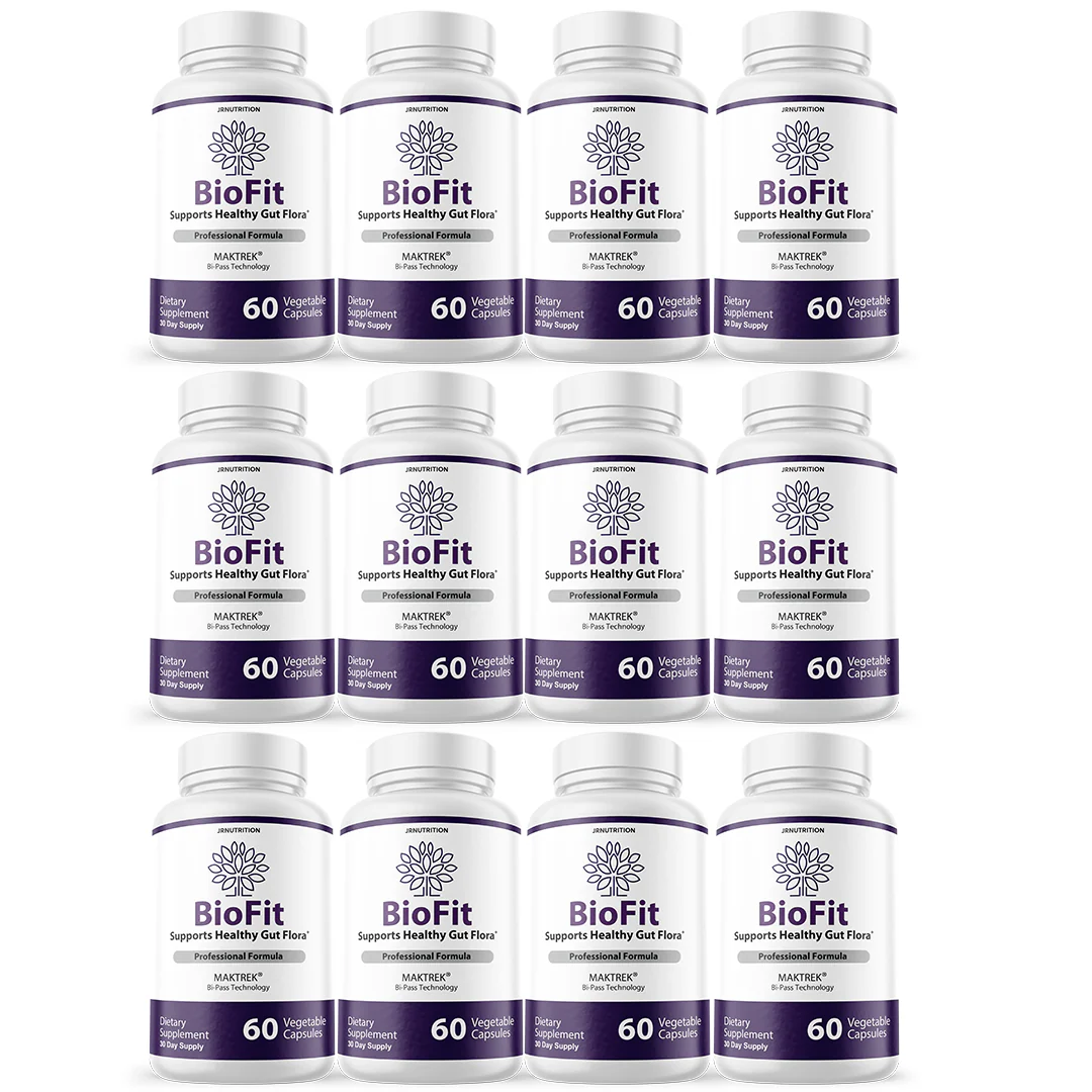 BioFit Probiotic Dietary Supplement - Official Formula - 12 Bottles - Kansas Nuitrition - HNZSDS