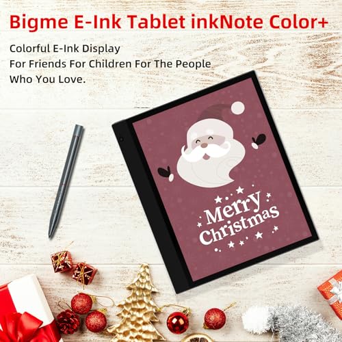 Bigme inkNote Color + E-Reader 10.3" 6G 128GB Dual Cameras TF Card Slot, Notetaking Digital Epaper E Ink Tablet with Stylus and Cover