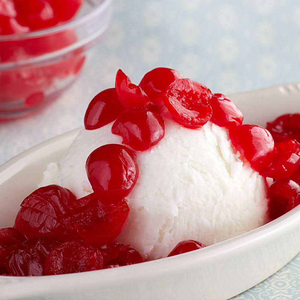 Regal Maraschino Cherry Halves 1/2 Gallon Jar - 6/Case