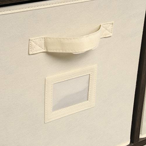 Sauder Stow-away Cube Storage 8-Cube Organizer/Pantry cabinets, Smoked Oak finish