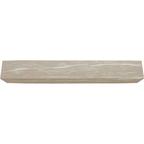 Ekena Millwork BMRW3C0080X040X144WH 3-Sided (U-beam) Riverwood Faux Wood Beam, Whitewash, 8x22W x 4x22H x 12&L