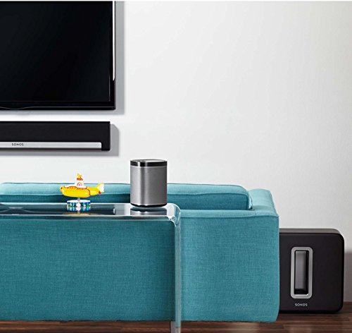 Sonos Play:1 2-Room Wireless Smart Speakers for Streaming Music - Starter Set Bundle (White), Works with Alexa