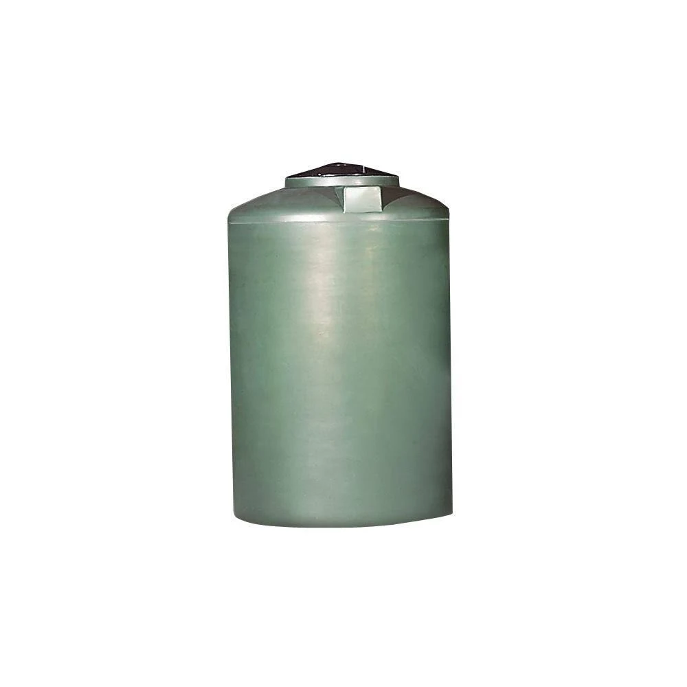 Chem-Tainer Industries 300 gal. Vertical Bulk Storage Tank, Green