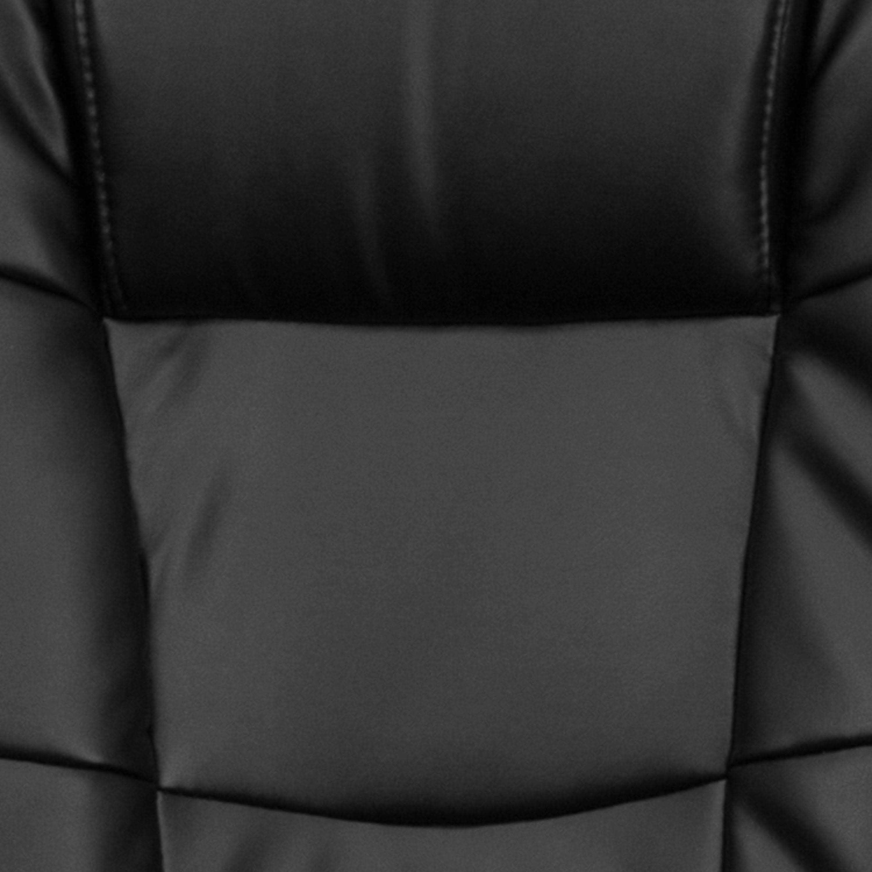 Lancaster Home Leather High Back Black Executive Office Chair