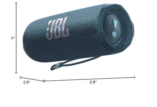 JBL Flip 6 - Portable Bluetooth Speaker, powerful sound and deep bass, IPX7 waterproof, 12 hours of playtime