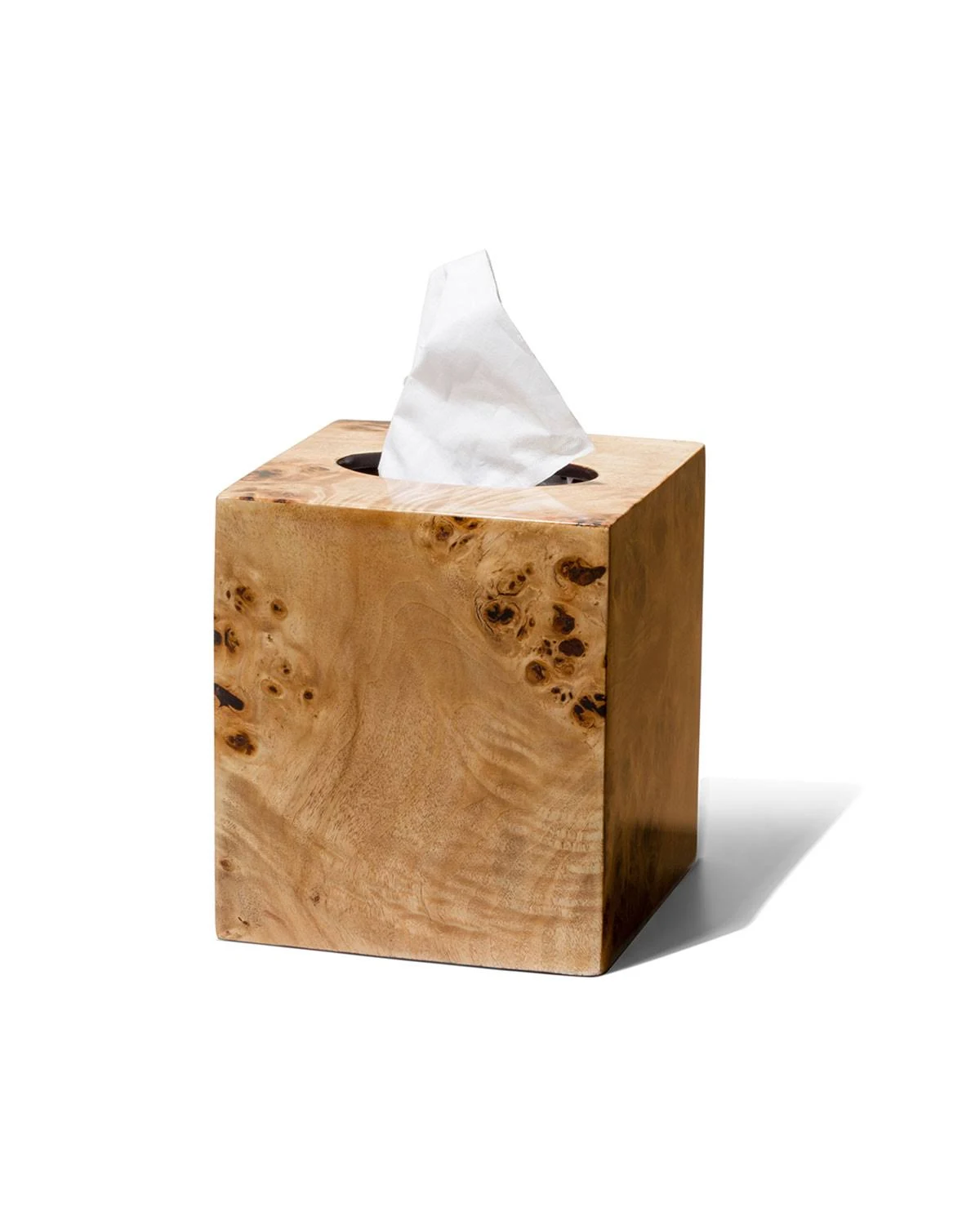 Ladorada Burl Veneer Tissue Box
