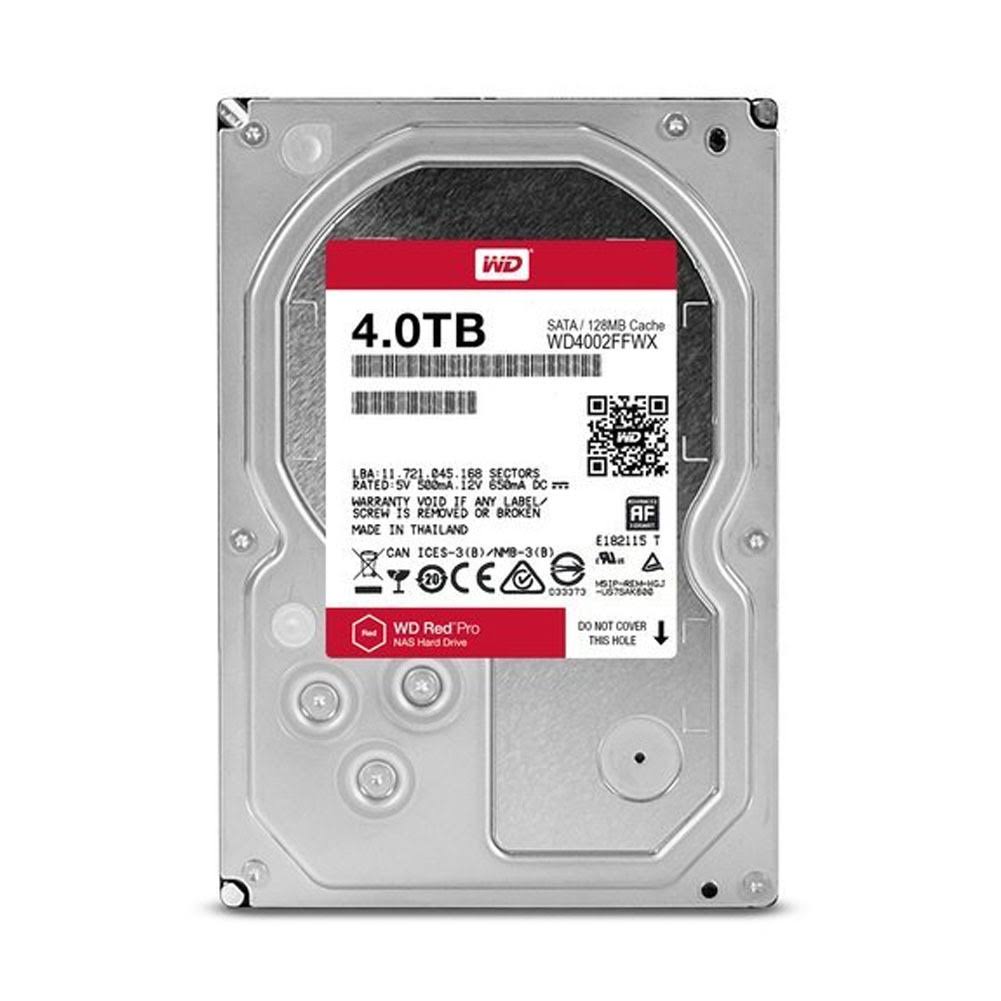 Western Digital Red Pro 4TB 3.5-inch 7200RPM 64MB Cache NAS Hard Drive (WD4002FFWX)