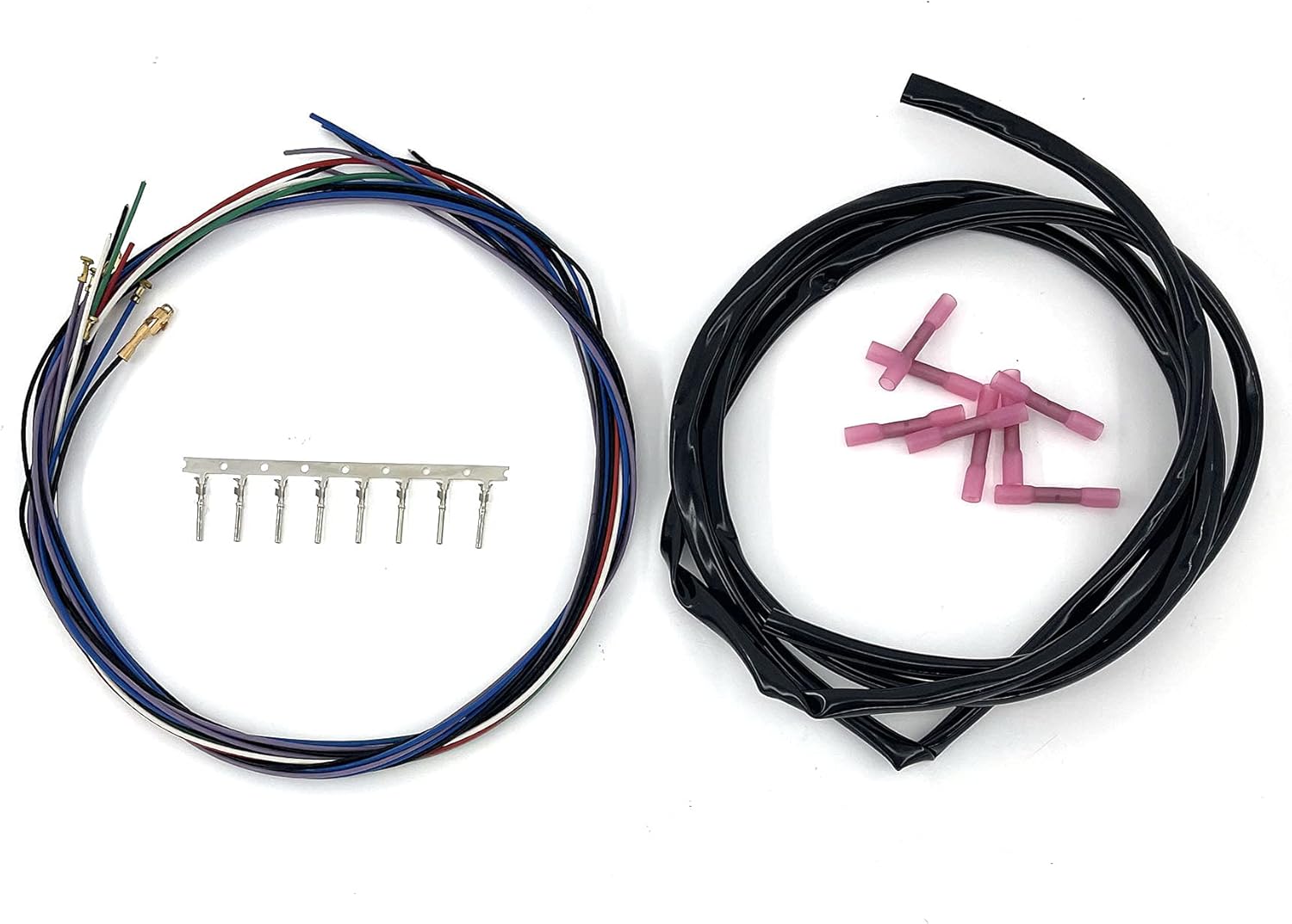 Rear Turn Signal/License Plate Relocation bracket wire Kit Turn Signal Rack Bracket replace 67800830 Fit for Harley Softail FLFB FLSL FXBB FXBR