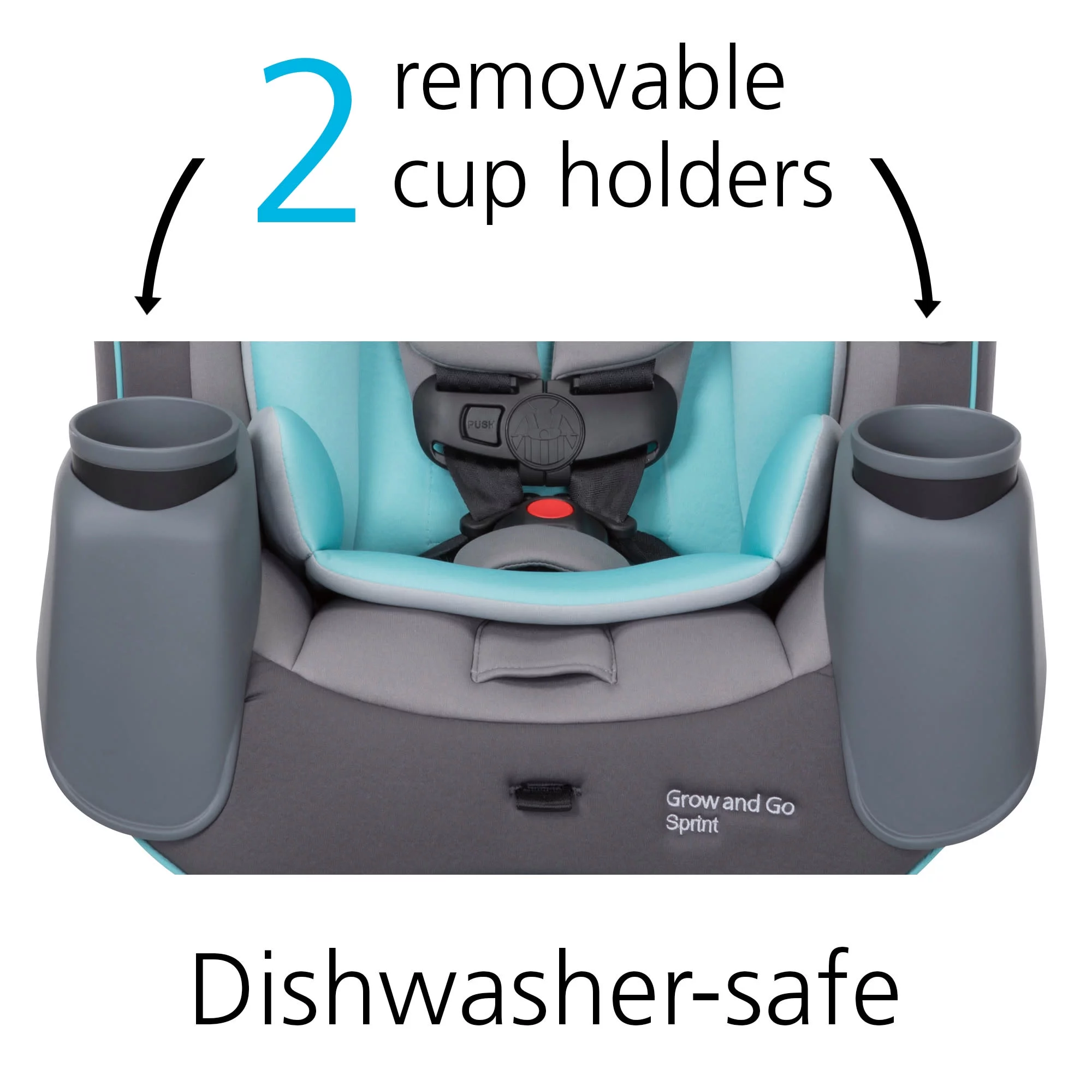 Safety 1st Grow and Go Sprint All-in-1 Convertible Car Seat, Silver Lake