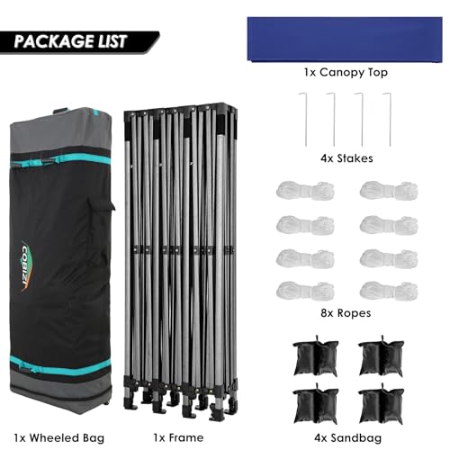 COBIZI 13x26 Pop Up Tent 13x26 Canopy with Sidewalls Heavy Duty Canopy Party Tent for Parties