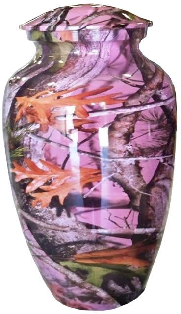 Urnsdirect2u Pink Camouflage Adult Cremation Urn 7525-10