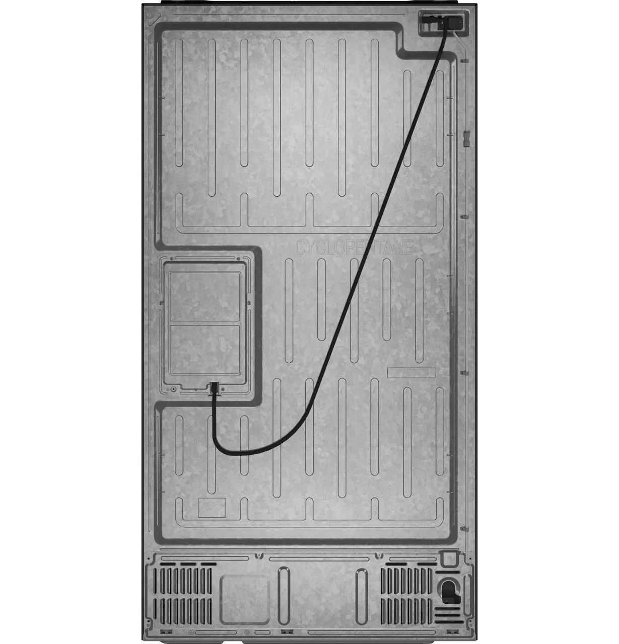 Cafe Cxe22dp4p 36" Wide 22.3 Cu. Ft. Smart Counter-Depth 4-Door French-Door Refrigerator -