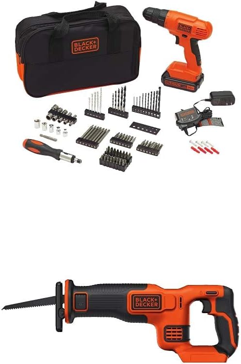 BLACK+DECKER 20V MAX* POWERCONNECT Cordless Drill Kit + 100 pc. Kit (BDC120VA100)