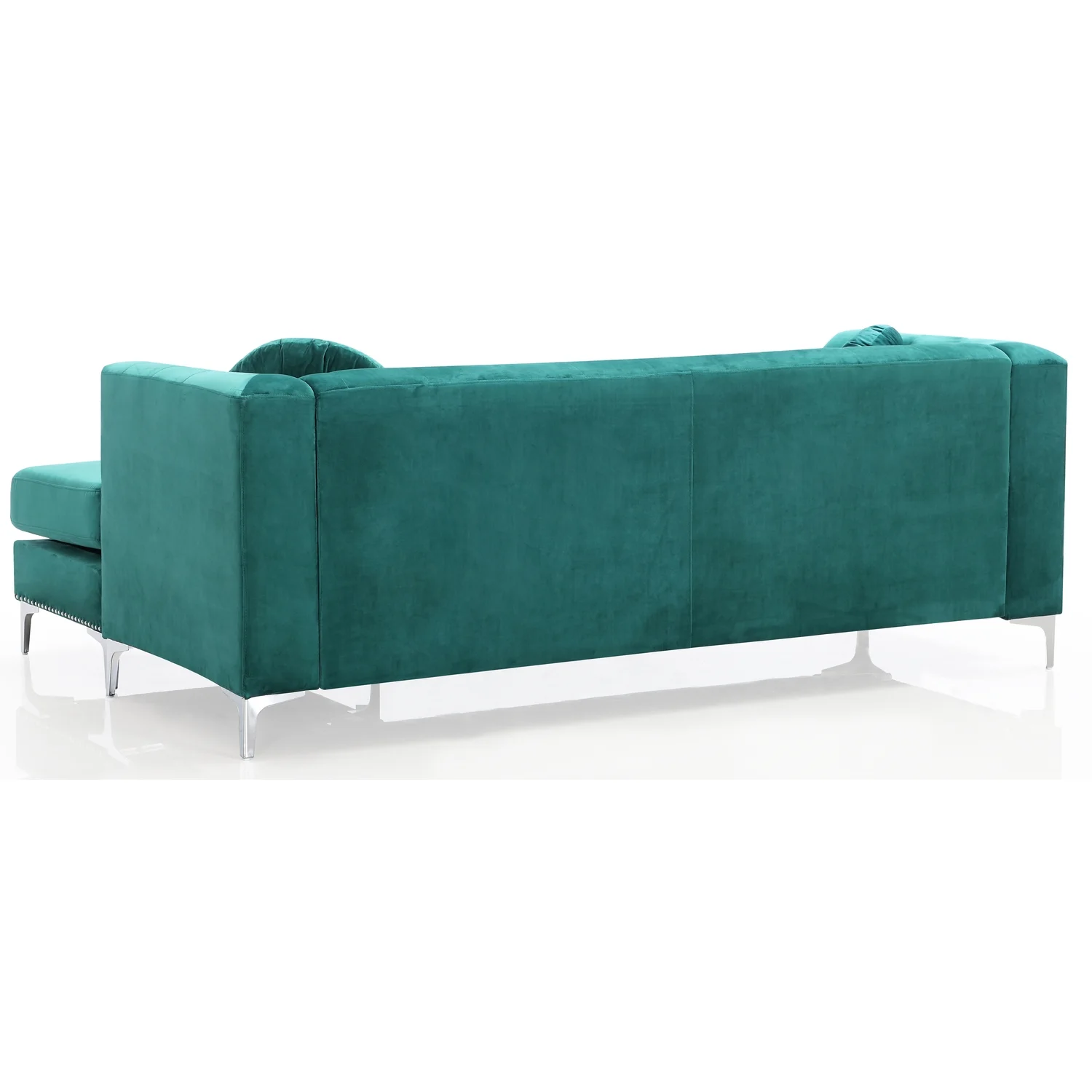 Homestock Coastal Craftsman G895B-SC Sofa Chaise ( 3 Boxes ) , Green