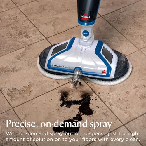 Bissell&reg; SpinWave Hard Floor Expert Corded Spin Mop Cleaner with Washable mop Pads for Sealed Hard Floors, 20393