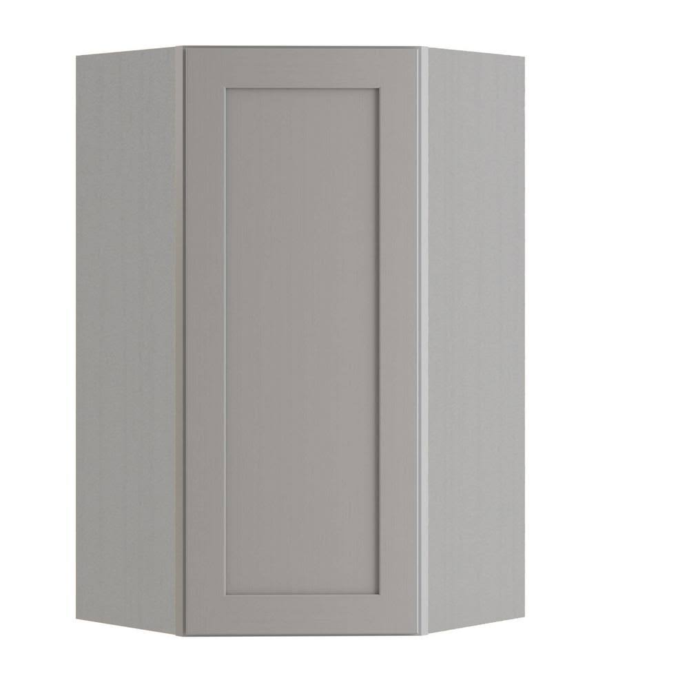 Home Decorators Collection Tremont Assembled 24x36x12 in. Plywood Shaker Wall Angle Corner Kitchen Cabinet Soft Close Left in Pa