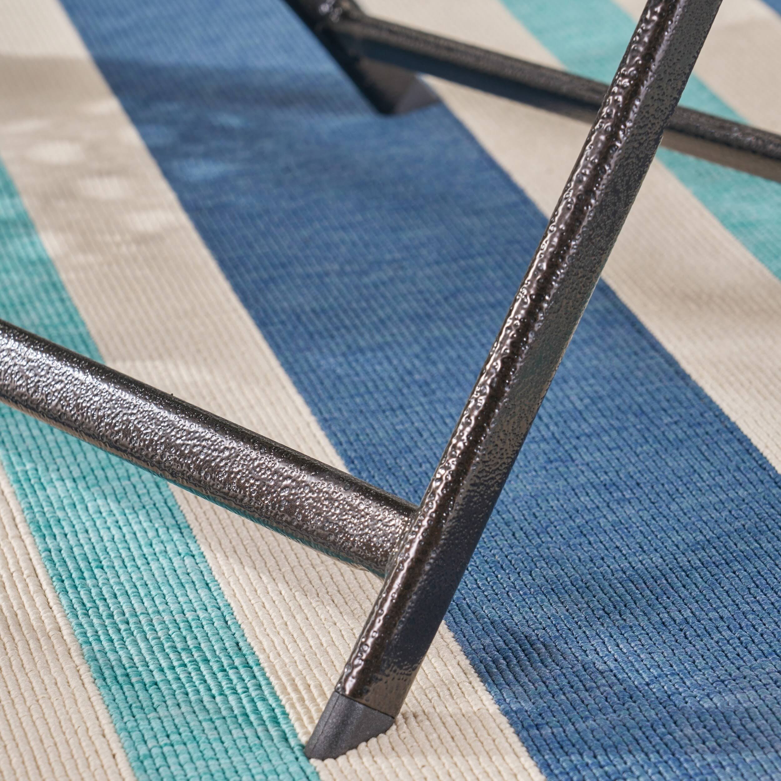 El Paso Set of 2 Wicker Patio Folding Chairs Brown Christopher Knight