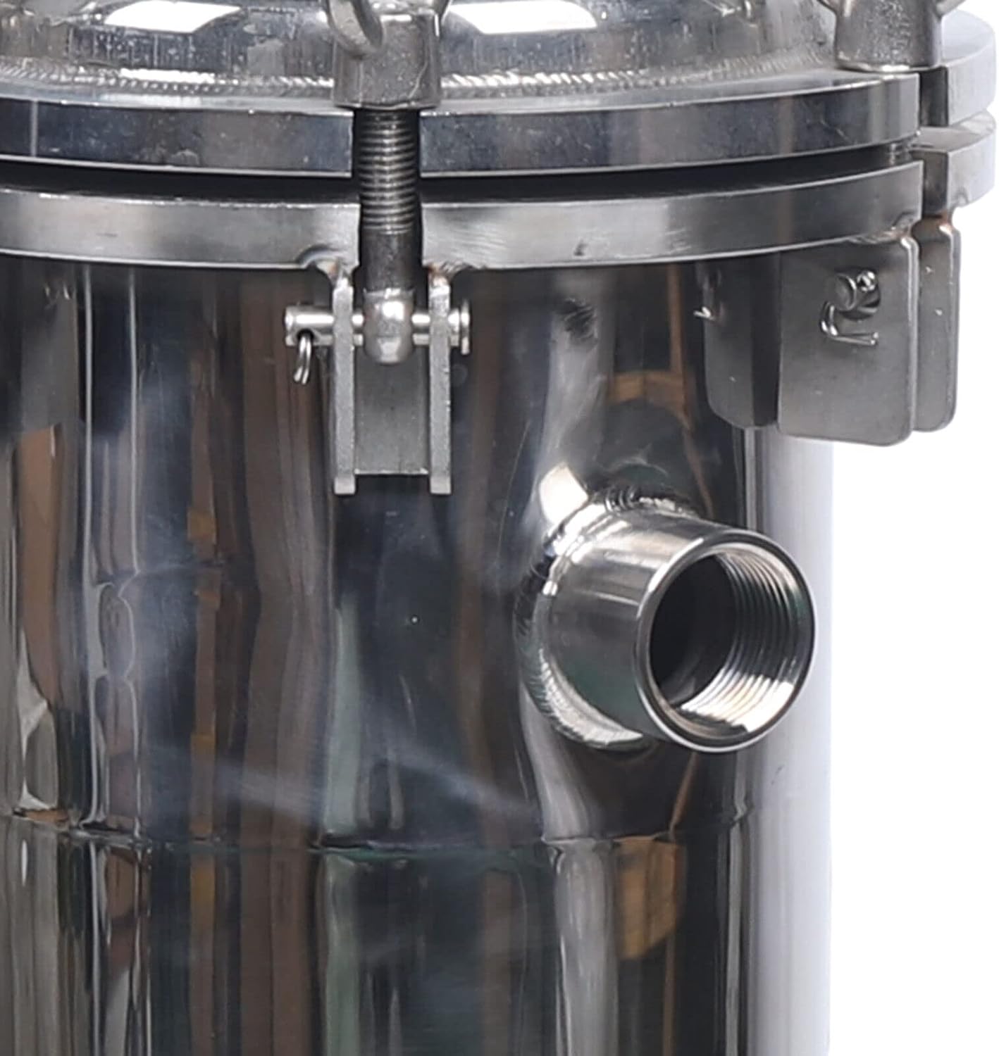 4 Bag Filter Housing 304 Stainless Steel Pressure Filter Housing 150Psi Industrial Sediment Filter, Durable