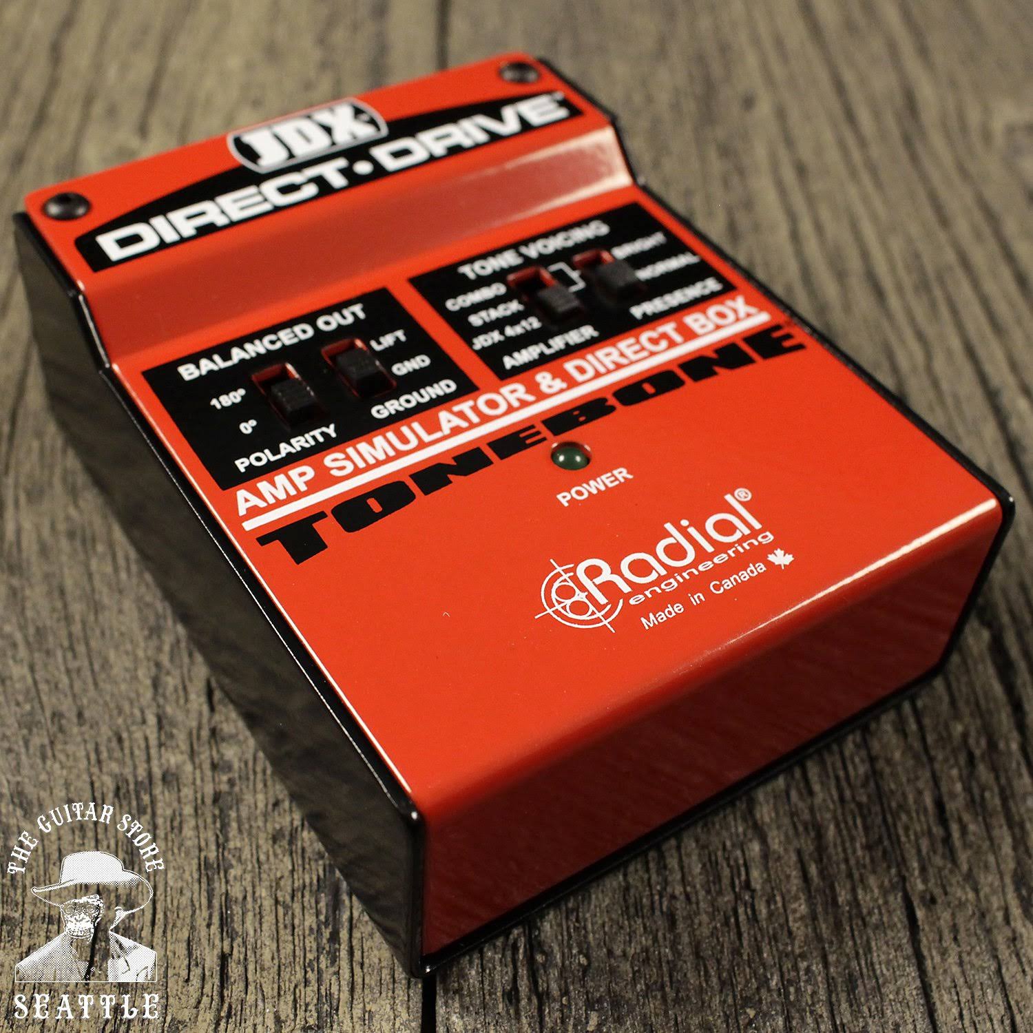 Radial JDX Direct-Drive Amp Simulator u0026 di Box