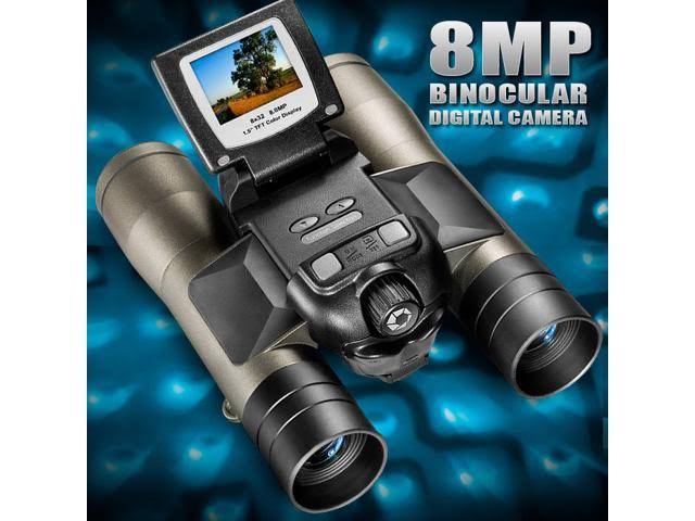 Barska POINT &N View AH11410 8x32 Binoculars with Digital Camera