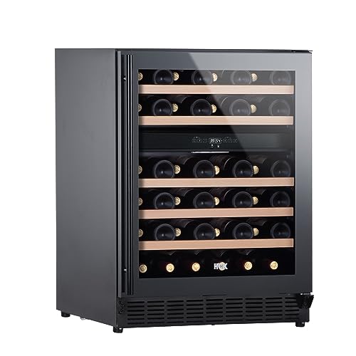 HCK Dual Zone Wine Cooler Refrigerator - Freestanding