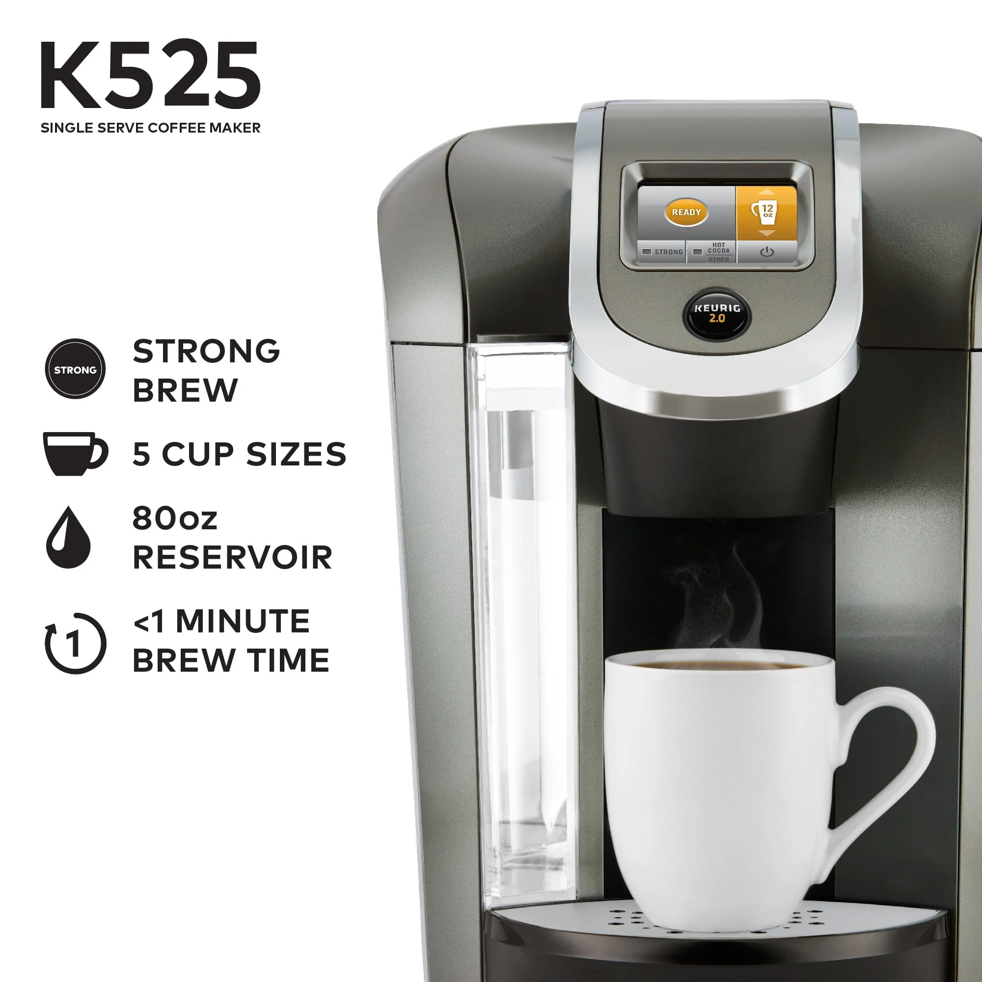 Keurig K525 Single Serve K-Cup Coffee Maker