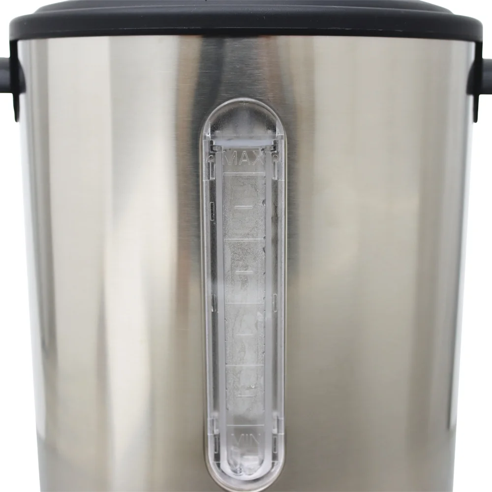 Techtongda 9.7L Hot Coffee Dispenser Water Boiler Office Home Stainless Steel Heater Kettle Silver
