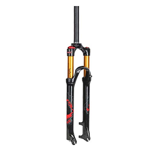 AREOEV 27.5in Front Suspension Forks,Manual Lockout/Remote Lockout Air Fork Suspension Mountain Bike Bicycle